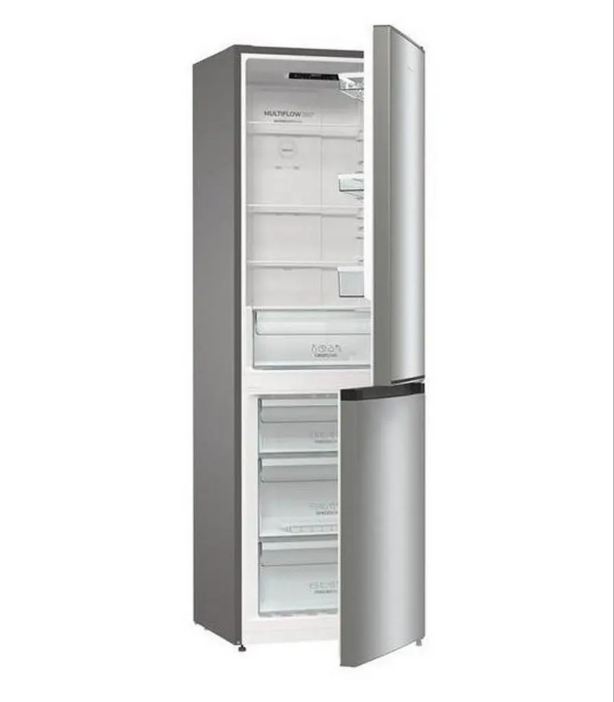 Холодильник Gorenje 185х60х60см 2 двери 203(99) л А++ NoFrost+ LED дисплей (NRKE62XL) - фото 2