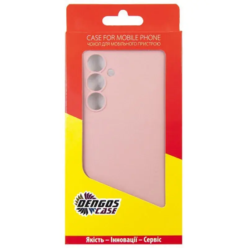 Чохол до мобільного телефона Dengos Samsung Galaxy A55 5G + Glass Pink (DG-KM-92) - фото 4
