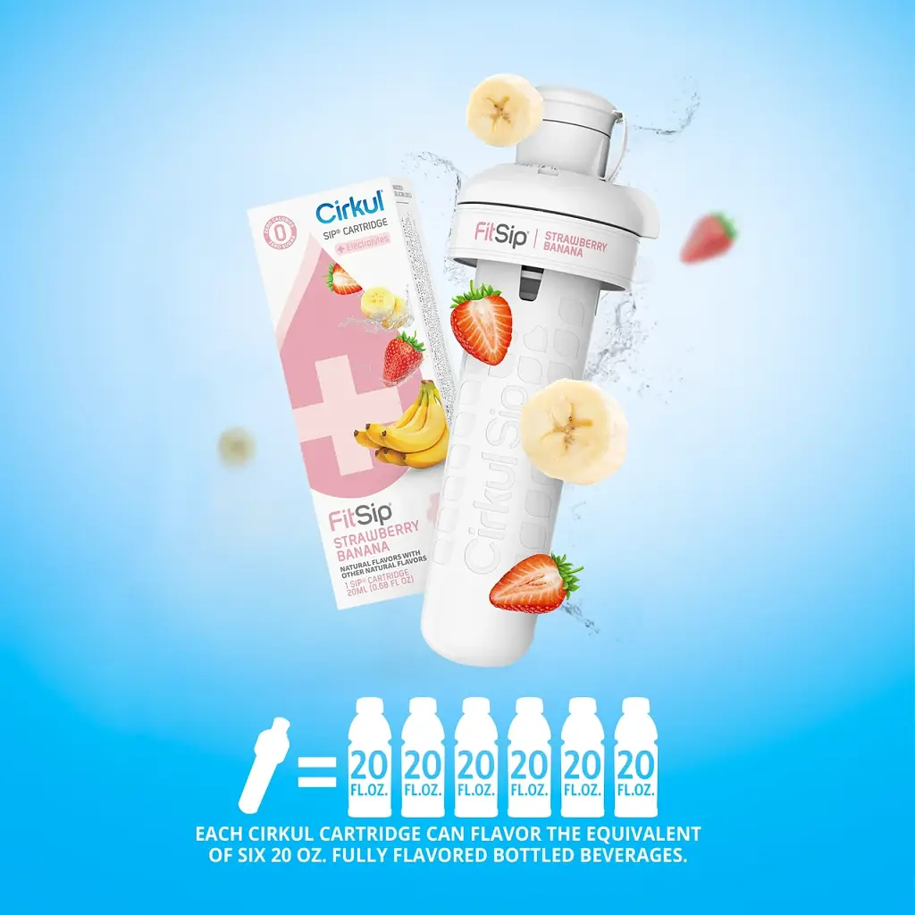 Картридж для напоїв Cirkul FitSip Flavor Cartridge зі смаком полуниці та банана 1 шт - фото 2