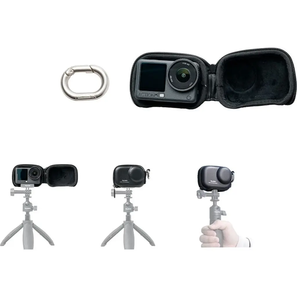 Кейс Telesin для DJI Action 6/5 Pro чорний (S6-PRC-33BK-TDJ) [170354] - фото 2