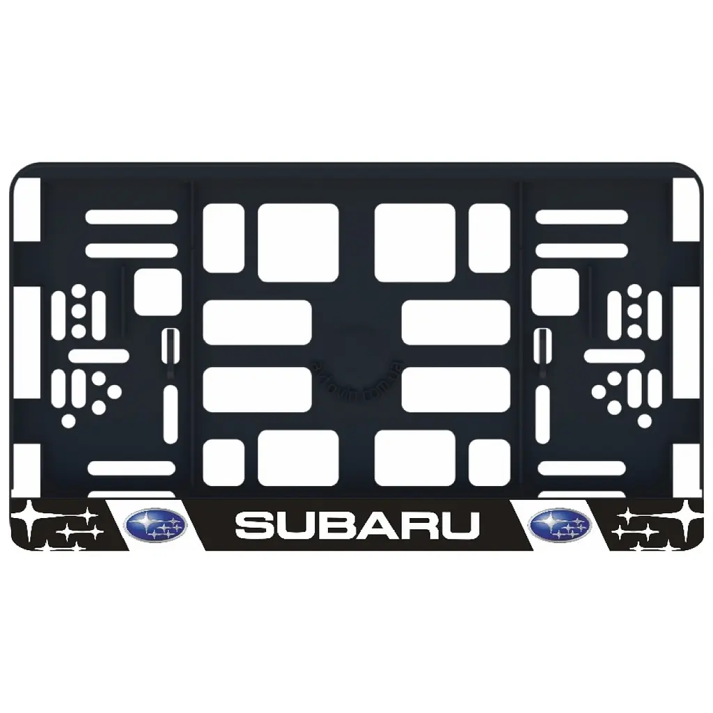 Рамка номера Subaru під Американський номер 300х150 мм Кольоровий Логотип