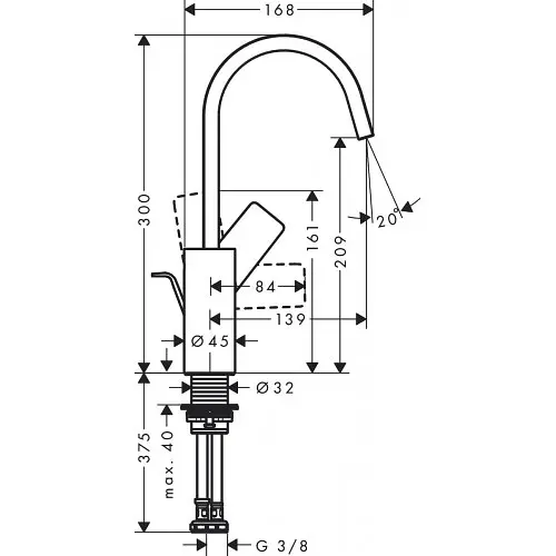 Змішувач для раковини Hansgrohe Vivenis 75030700 білий матовий - фото 2