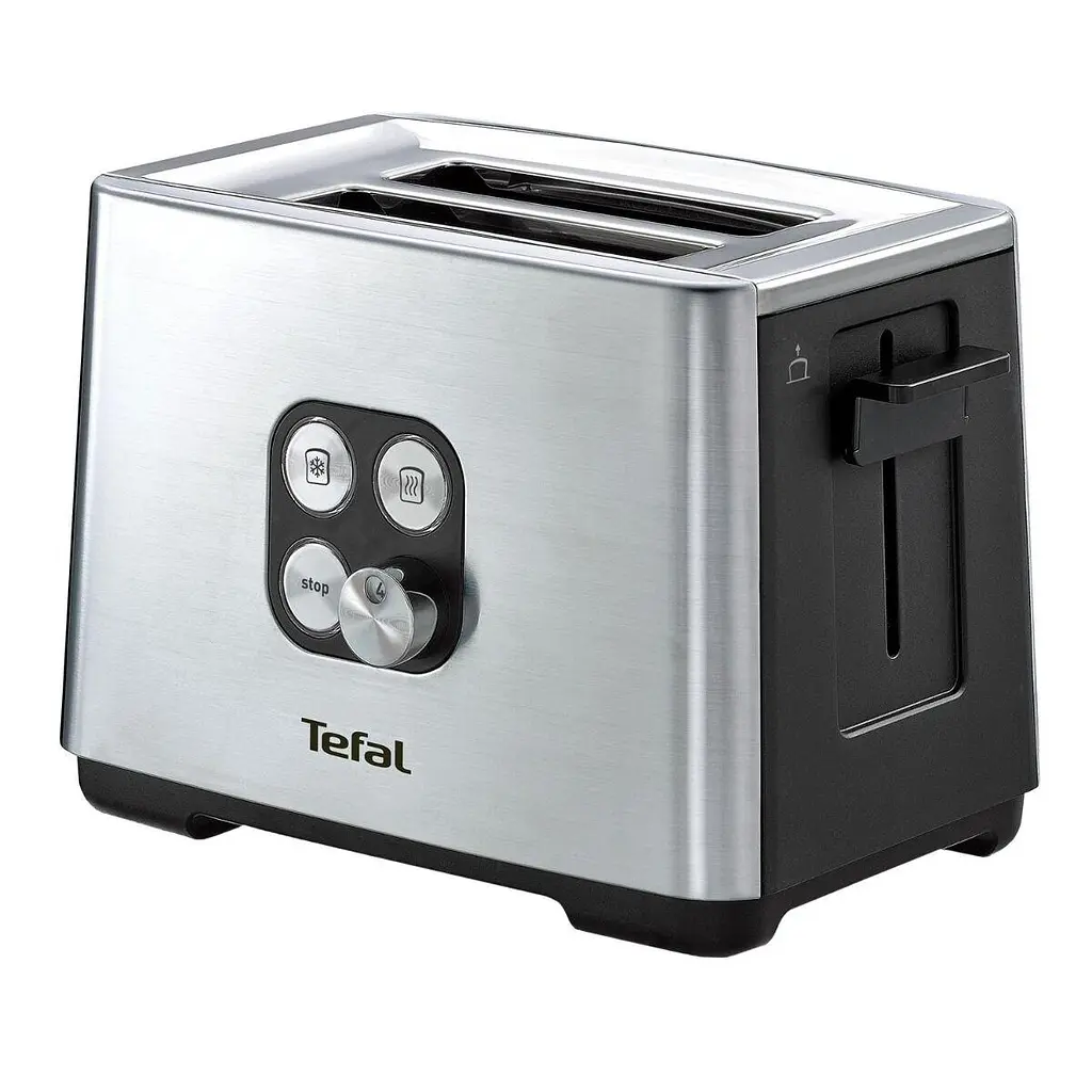 Тостер Tefal TT420D30 Equinox, 900W, Функція розморожування та підігріву, 7 рівнів, Нержавіюча сталь/