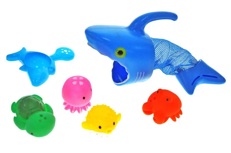Іграшка для ванної кімнати Акула пастка і морські жителі Hungry Shark HY785-5 в пакеті р.34x23x10,5 см YG Toys