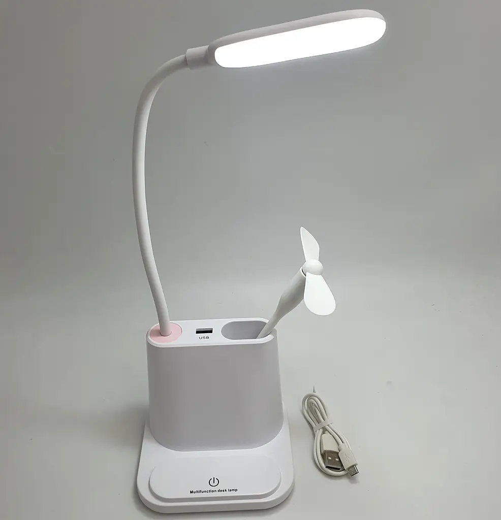 LED-лампа гнучка сенсорна світлодіодна настільна акумуляторна тепле та нейтральне світло USB роз’єм UKC 002