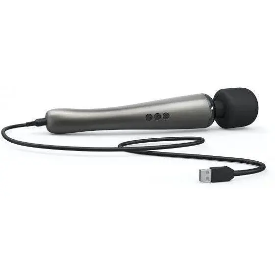 Потужний вібромасажер Dorcel Megawand Chrome Silver перезаряджається 160 режимів - фото 5