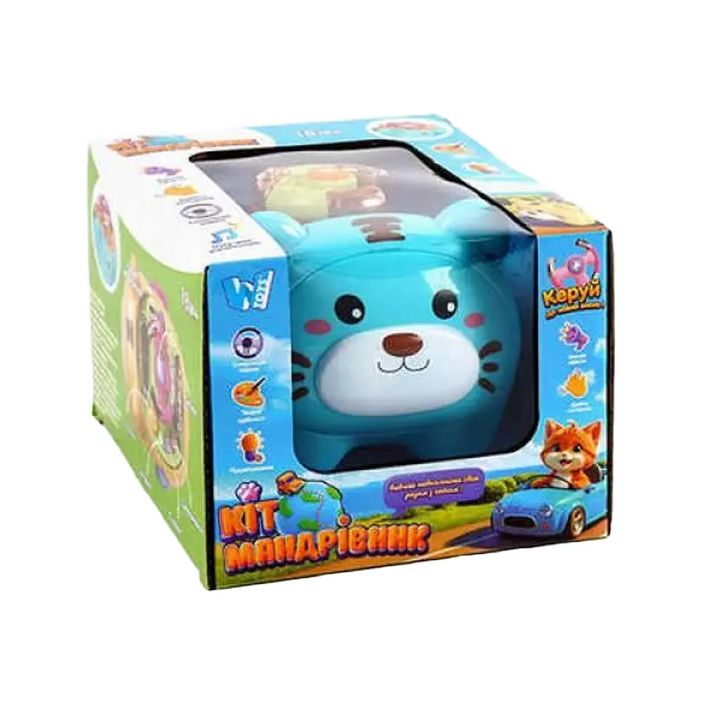 Кермо Кіт-мандрівник WToys, 10749, озвучене українською мовою, з музичними та світловими ефектами - фото 2