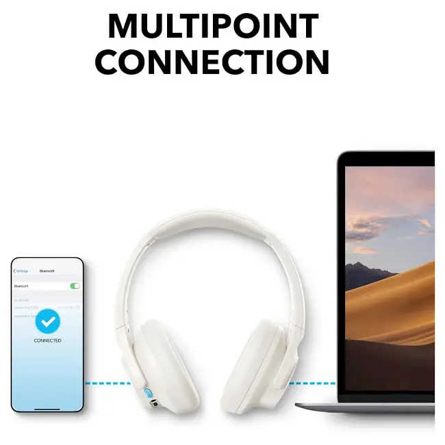 Навушники Anker Bluetooth SoundCore Q11i (A3005G21) білі - фото 7