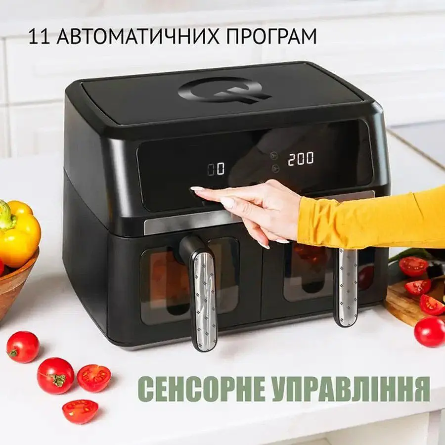 Мультипіч QUIN Air Fryer Dual Zone YJ-1102AV [173120] - фото 8