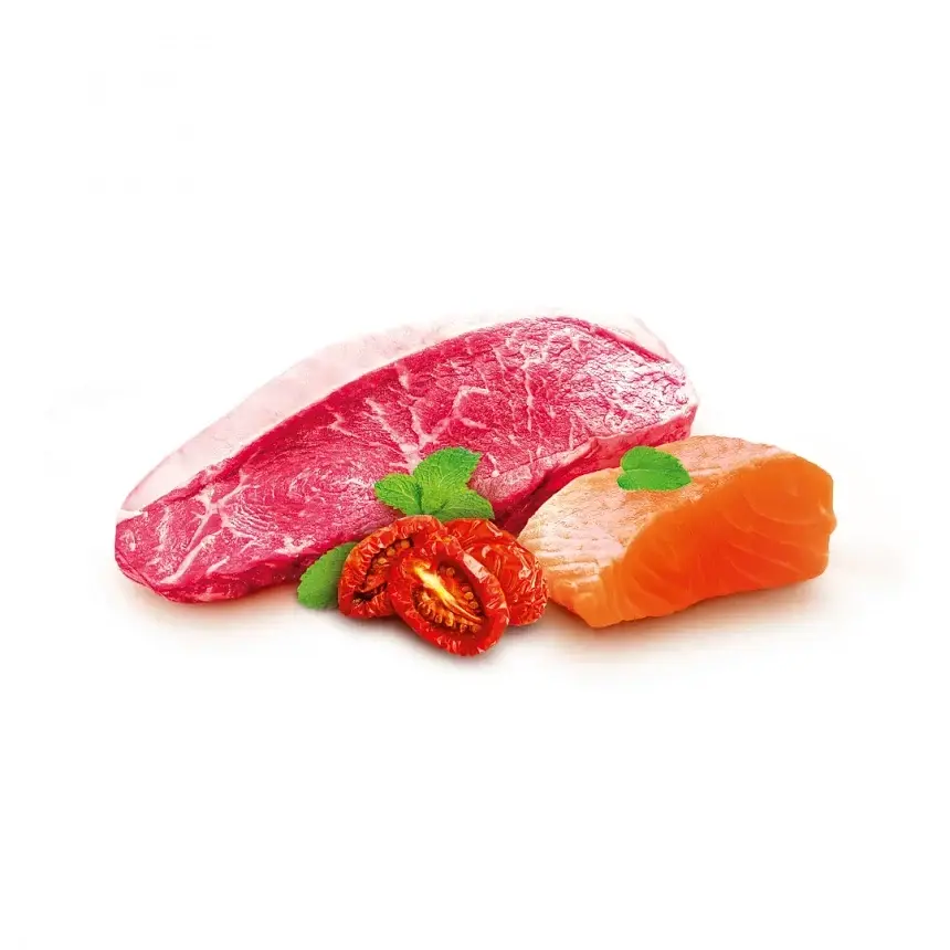 Корм для котів великих порід Home Food з телятиною, лососем та в'яленими томатами 10кг - фото 3