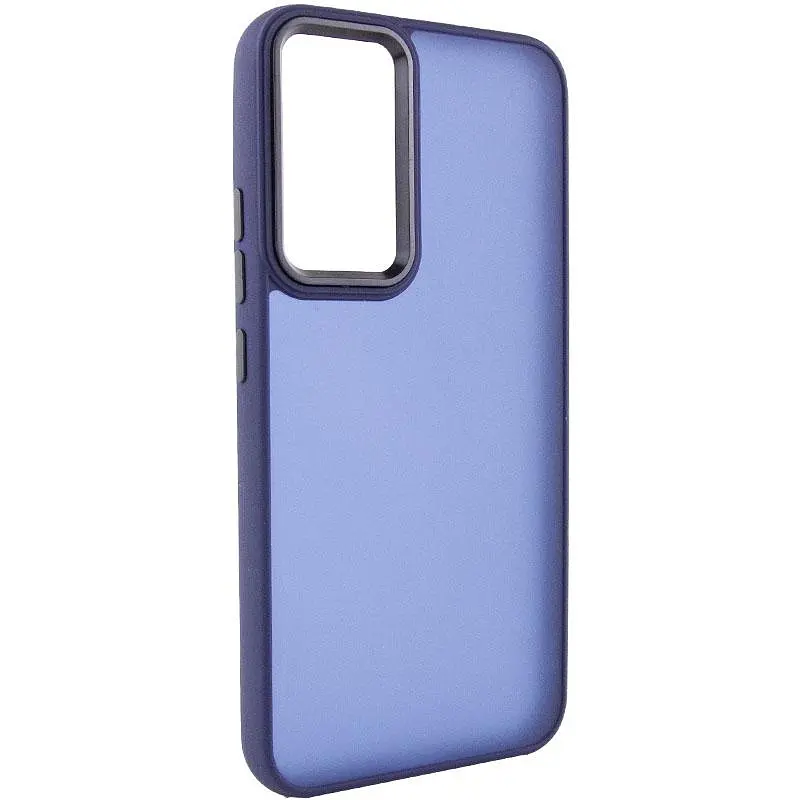 Чохол TPU+PC Lyon Frosted для Samsung Galaxy S26 Ultra Navy Blue - фото 2