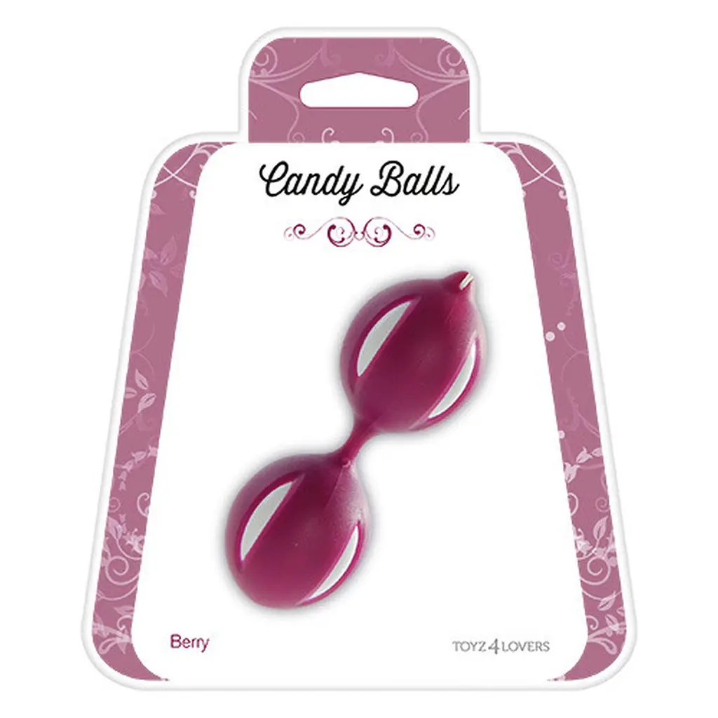 Вагінальні кульки Candy Balls Palline, 20 см (фіолетовий) - фото 2