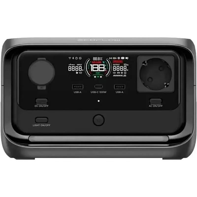 Зарядна станція EcoFlow RIVER 3 PLUS / 600 Вт / 286 Вт/ч / LiFePO4 (EFRIVER3Plus-EU-CBOX) EU - фото 2