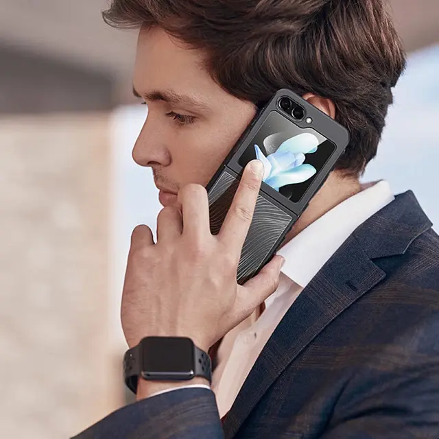 Чохол для смартфона DUX DUCIS Aimo for Samsung Flip 5 Black - фото 12