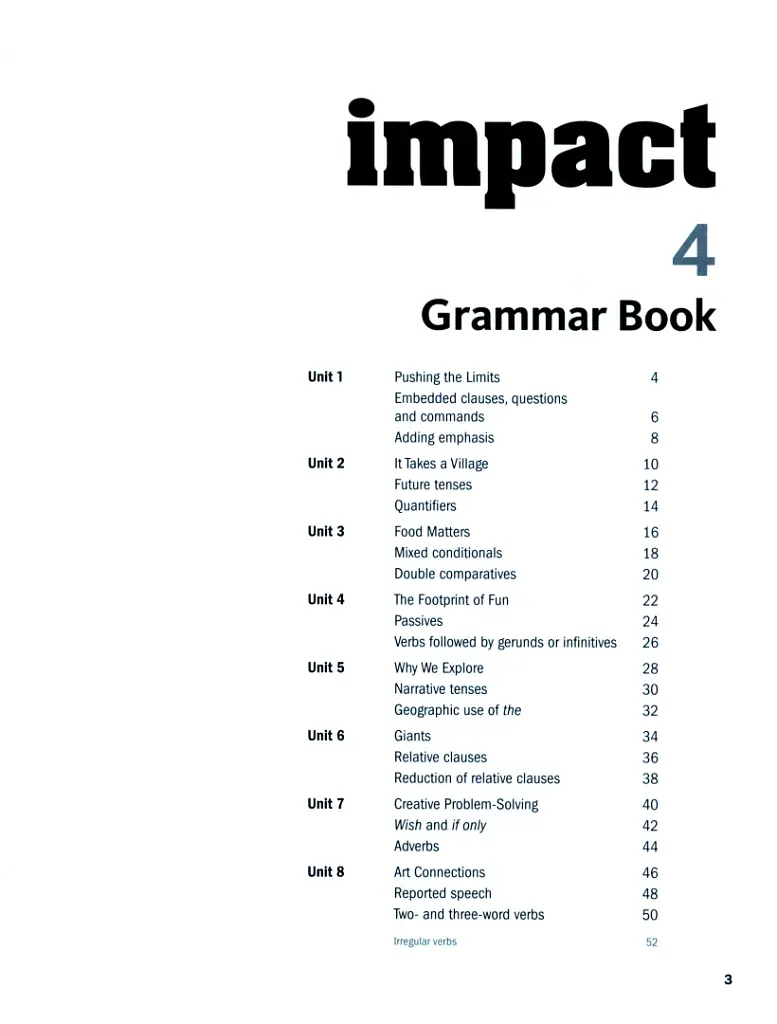 Impact. Level 4. Grammar Book - - фото 2
