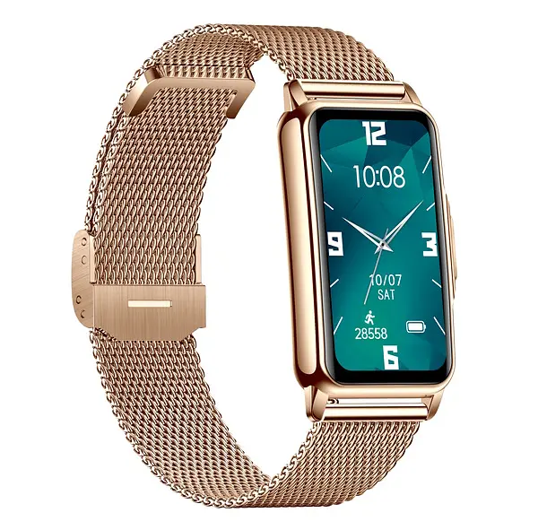 Часы Smart Mioband Nano+ Gold, 2 ремешка - фото 7