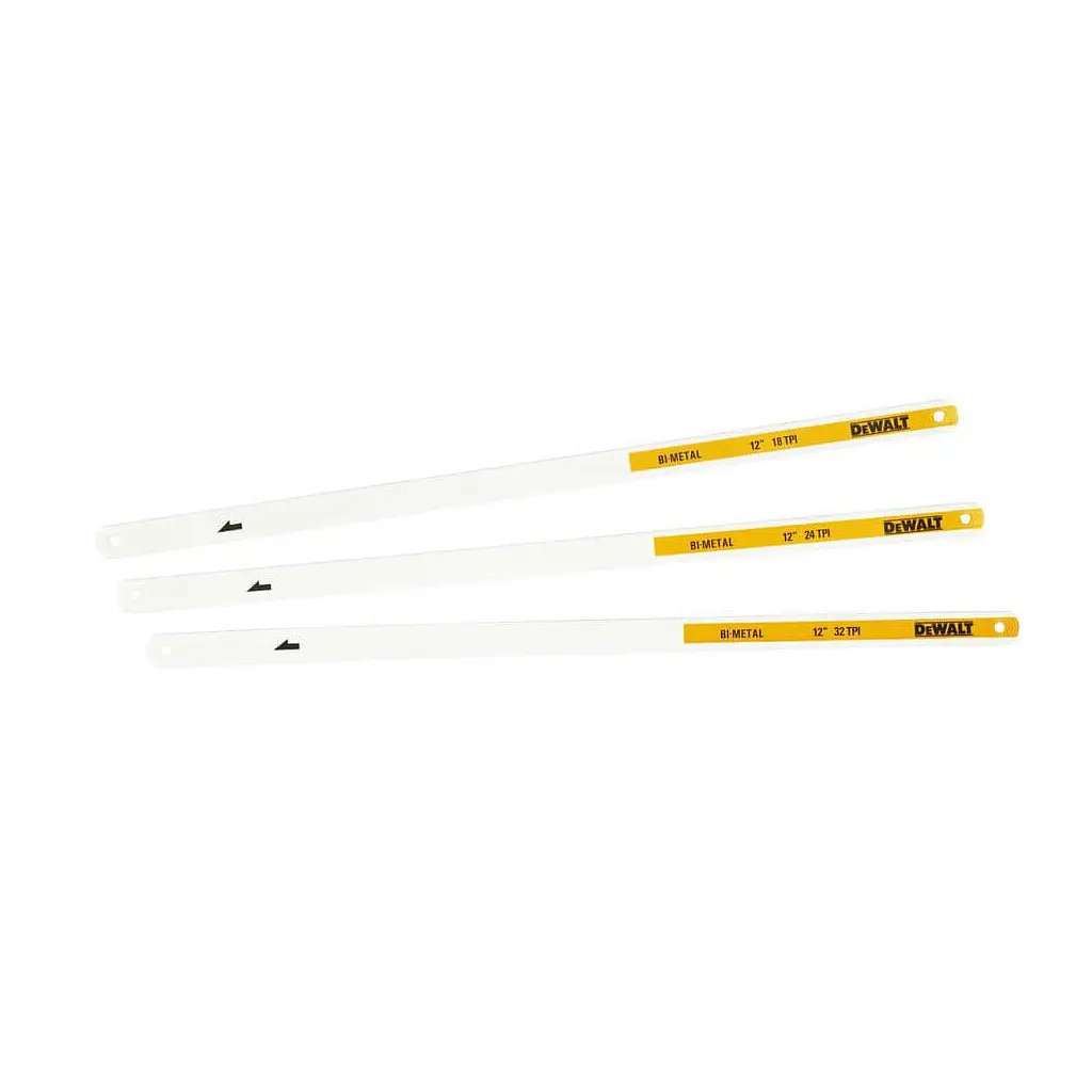 Полотно DeWALT по металу Bi-Metal, 300 мм, 3шт (32TPI, 24TPI, 18TP) (DWHT0-20558)