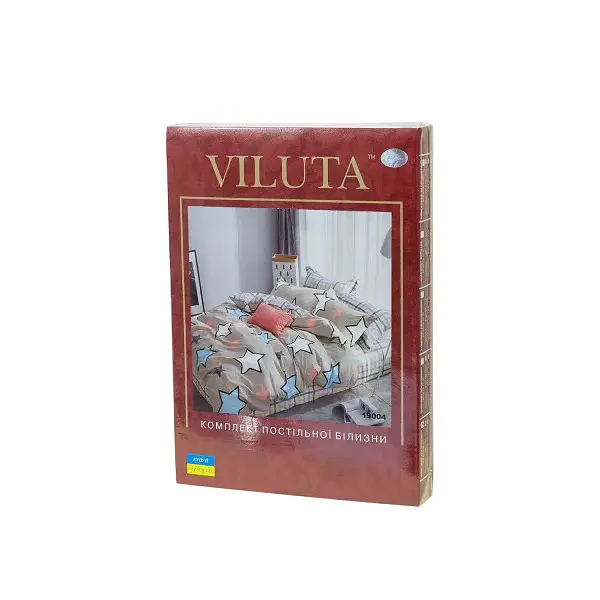 Комплект постельного белья Viluta подростковый ранфорс 19004 100% хлопок - фото 4