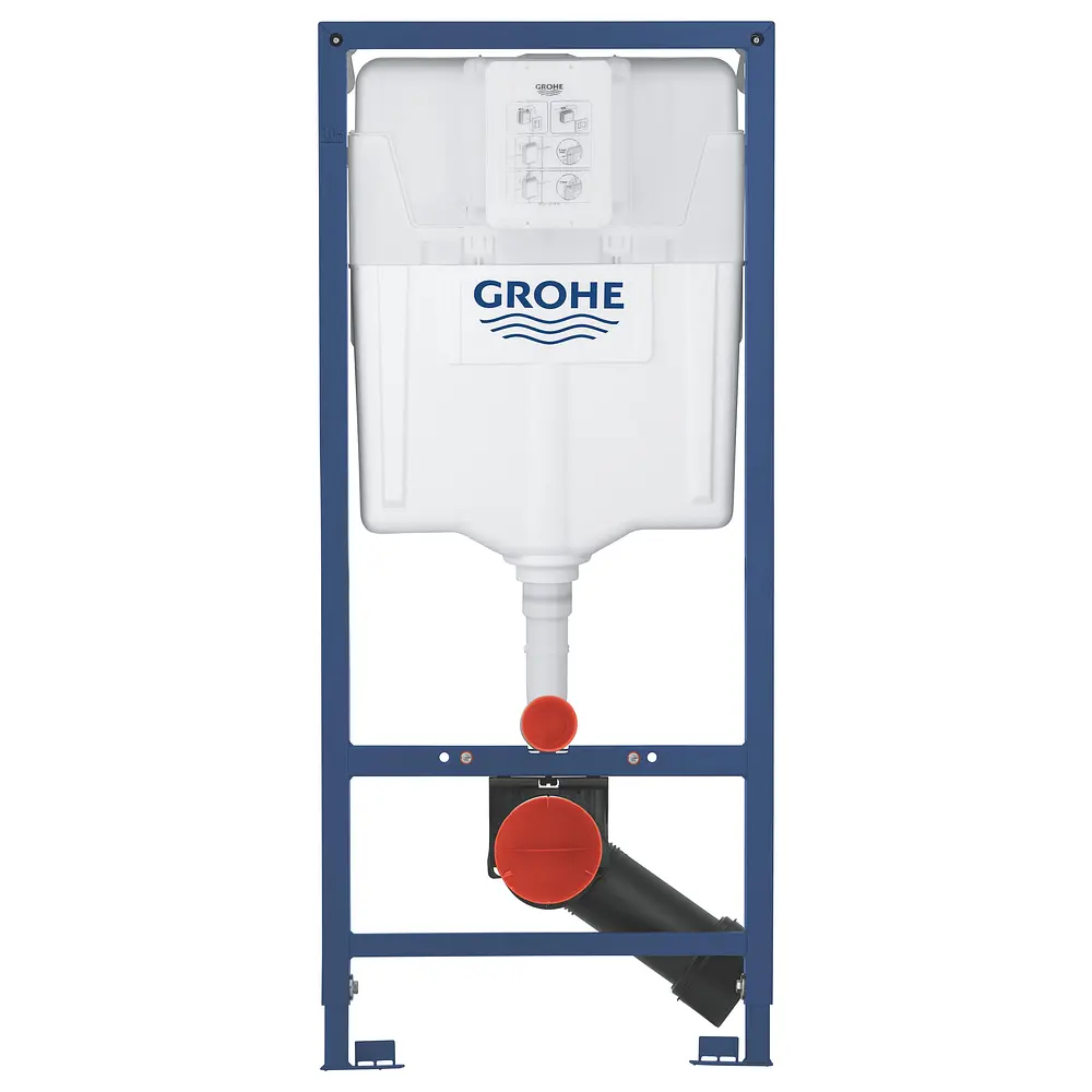 Комплект Grohe Set унітаз Quadro-0301-T3 + Інсталяція 38536001 + панель 38732000 38536001QUADRO0301T3, Білий - фото 4