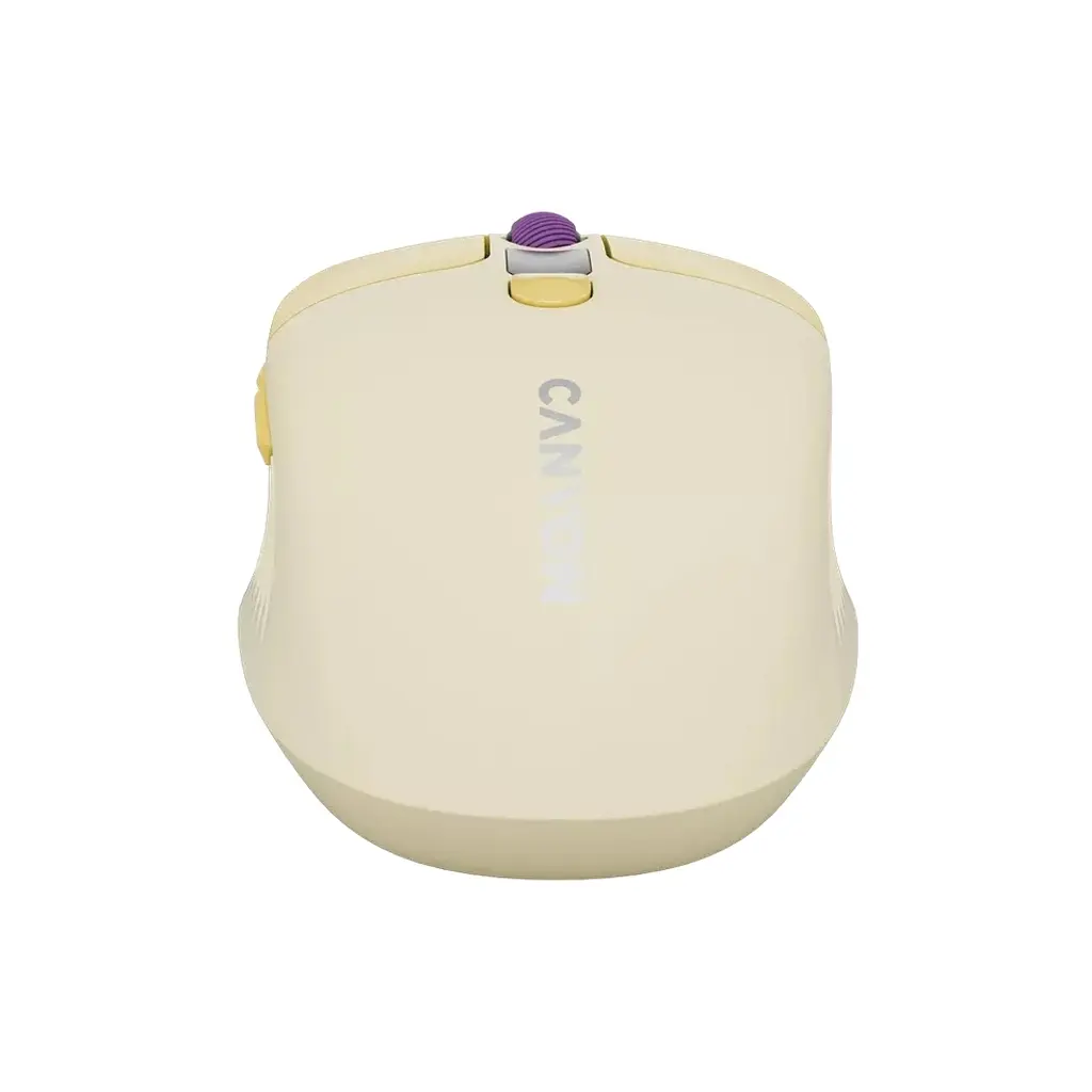 Мишка Canyon MW-26 LCD Silent Wireless/Bluetooth Yellow (CNS-CMSW26Y) - фото 8