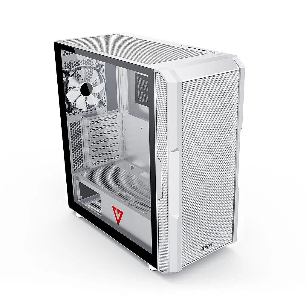 Корпус Modecom AMIRANI ARGB БІЛИЙ fans 2x200mm+1x120mm без Блок живлення ATX - фото 2