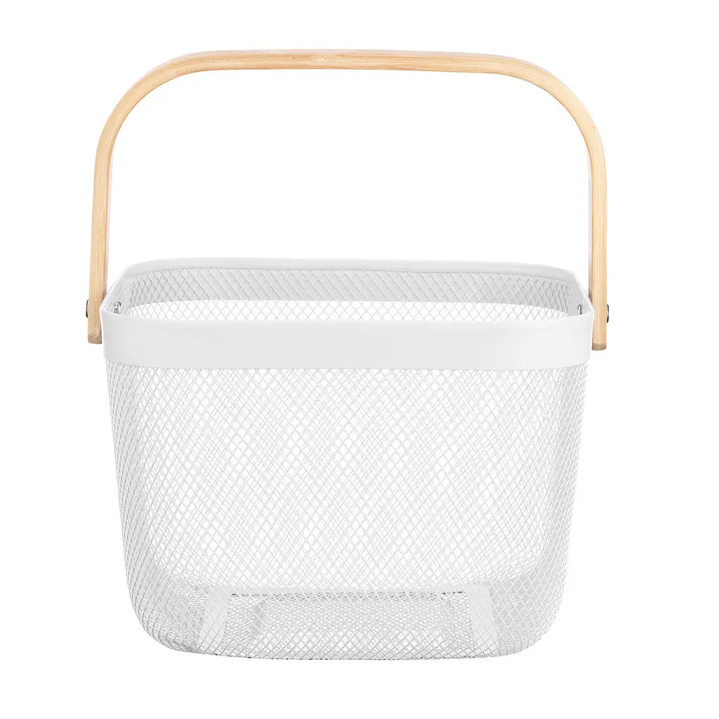Фруктовниця-кошик з ручкою Ardesto Midori білий AR0901W - фото 2