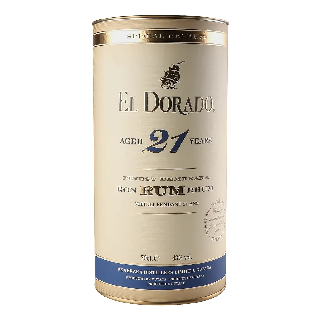 Ром El Dorado 21 Year Old, 43%, 0,7 л - фото 5