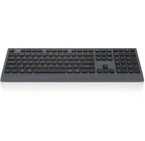 Клавіатура бездротова REAL-EL RK-715W, Black/Grey, EN/UA, Bluetooth/2.4GHz/USB, мембранні клавіші (109 шт), радіус дії до 10 м, кабель 1.5 м (EL123100051) - фото 6