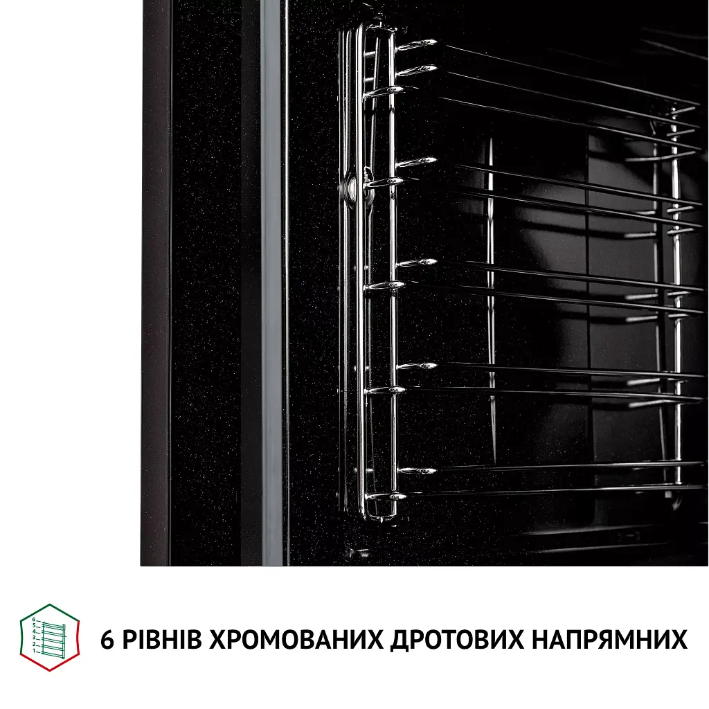 Духова шафа електрична Perfelli Diamond 6M8L Inox - фото 9