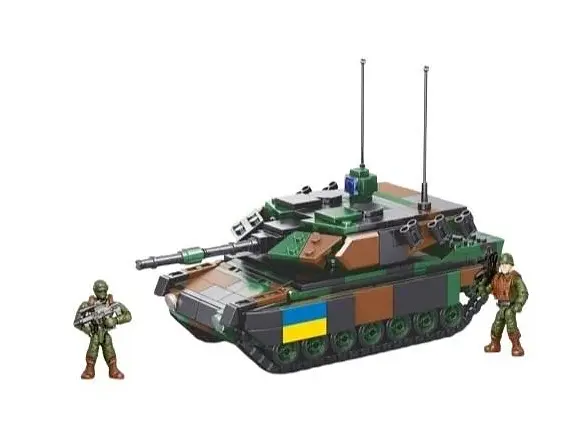 Конструктор KB 1145 LimoToy "Військовий танк Leopard 2A5" фігурки 458дет в коробці (6903317617142) - фото 2