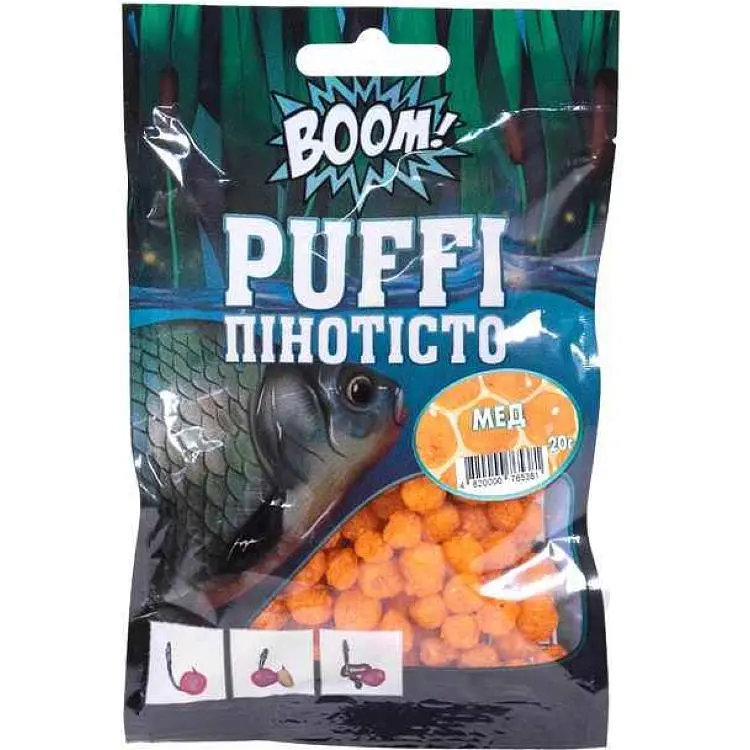 Пінотісто BOOM Мед Puffi Мяке 20г