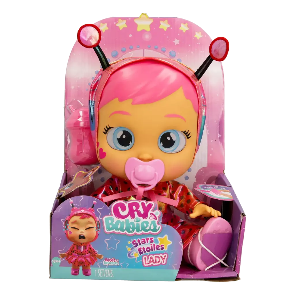Лялька Cry Babies Stars Etoiles з сяючими очами Леді 30 см (911383) - фото 5