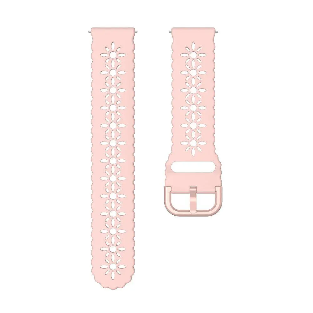 Ремешок Flower для Nokia Steel Nokia Steel HR - розовый ширина крепления 20мм силикон Watchbands (W32-3WB39660066) - фото 3