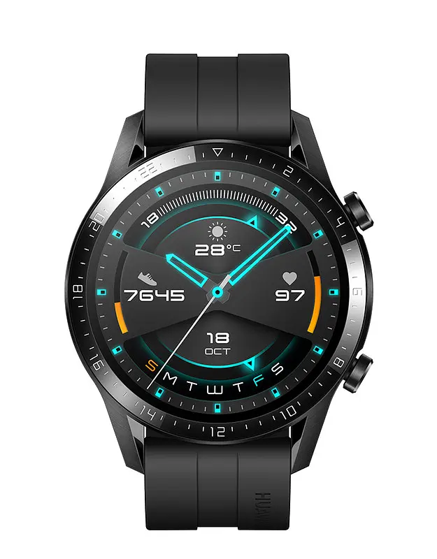 Смарт-часы Huawei Watch GT2 46 mm Latona Black (55027950) черный - фото 2