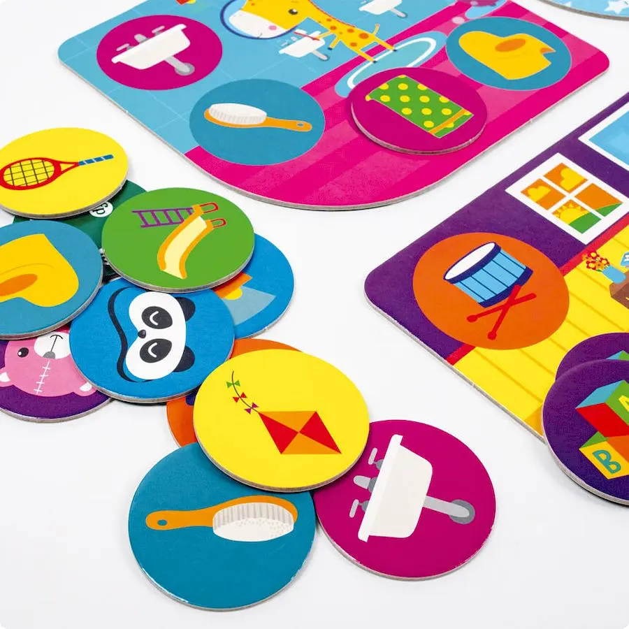 Гра настільна "Fisher Price. Лото. Мій день" VT2910-02, 4 гральні поля - фото 4