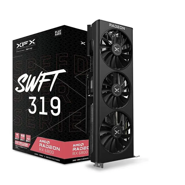 Відеокарта XFX Radeon RX 6800 Speedster SWFT 319 (RX-68XLAQFD9) - фото 2