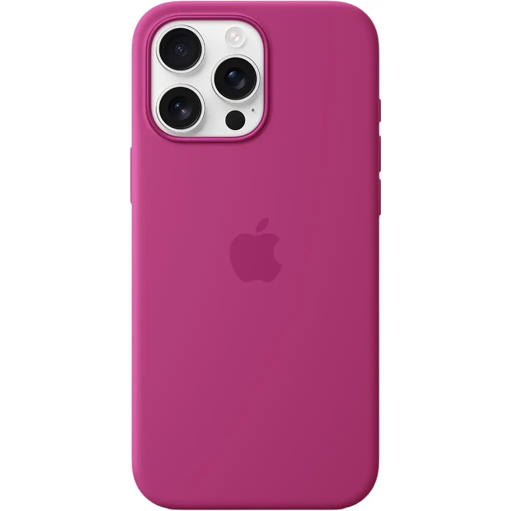 Чохол Silicone Case with MagSafe для Apple iPhone 16 Pro Max Fuchsia AAA [116582] - фото 3