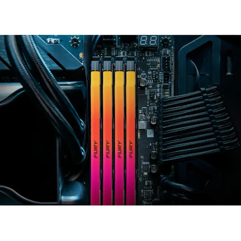 Модуль пам'яті для комп'ютера DDR5 96GB (2x48GB) 6000 MHz Renegade RGB XMP Kingston Fury (ex.HyperX) (KF560C32RSAK2-96) - фото 8