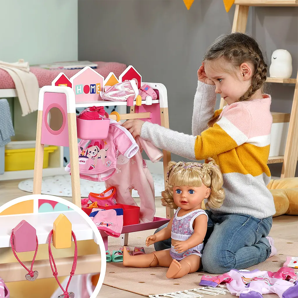 Ігровий набір Baby Born Стильна стійка для одягу (839799) - фото 6