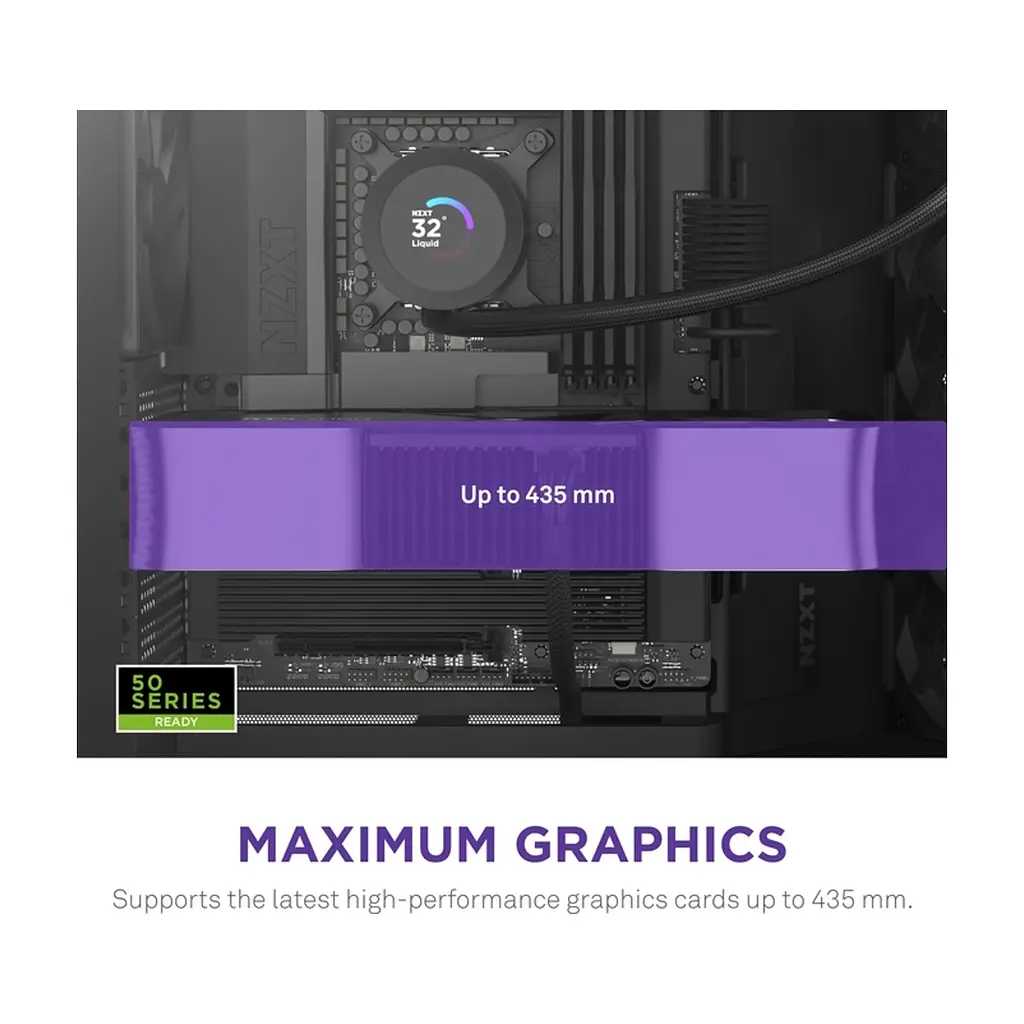 Корпус для ПК NZXT H9 Flow Dual-Chamber All Black (CM-H92FB-01) - фото 5