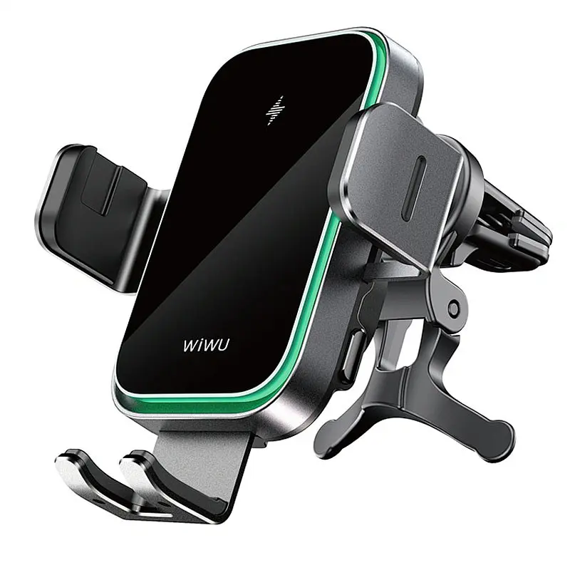 Автотримач із БЗУ CH-313 15W (center console) Black Wiwu teh0029935 - фото 2