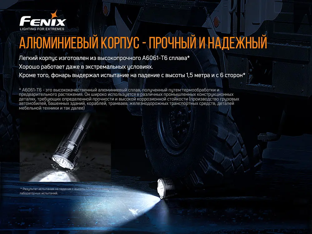 Фонарь ручной Fenix LR50R - фото 17