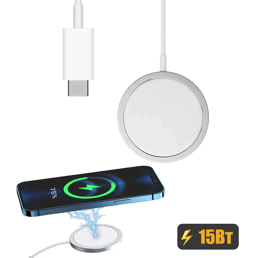 Бездротовий зарядний пристрій MagSafe Charger ST-15 White 470700-1365113166 - фото 3