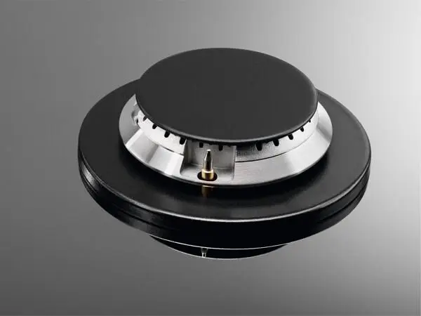 Варочная поверхность газовая на стекле Electrolux 60 см чугун серебристый - фото 3