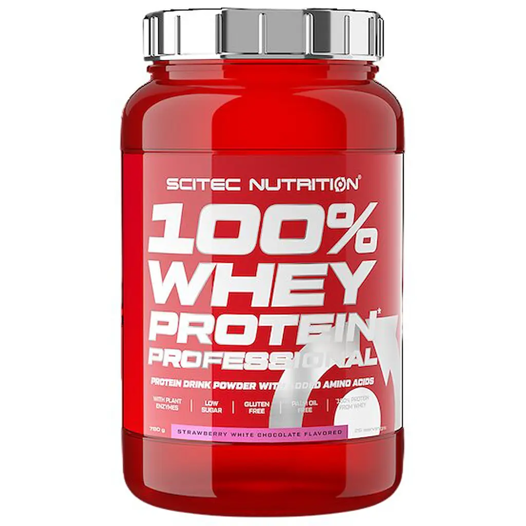Протеїн Scitec Nutrition 100% Whey Protein Prof Strawberry White Chocolate 780 г (5999100021709)