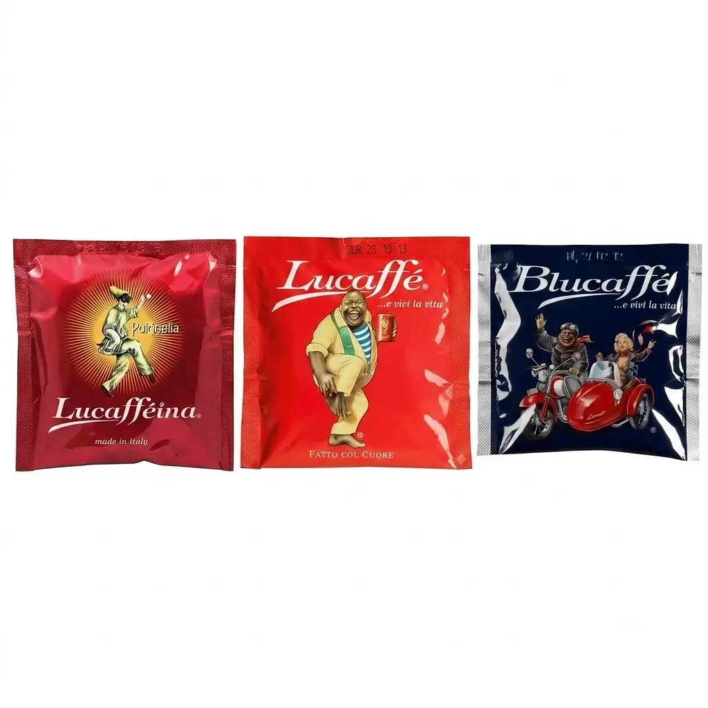 Набір кави в чалдах Lucaffe 3 види Міцний характер 150 шт