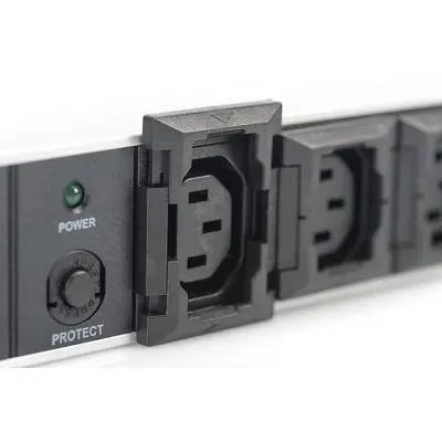 Силовий блок 19 1U w/PDU 10xC13, 10A, 250V, вилка C14 Digitus (DN-95404) - фото 5