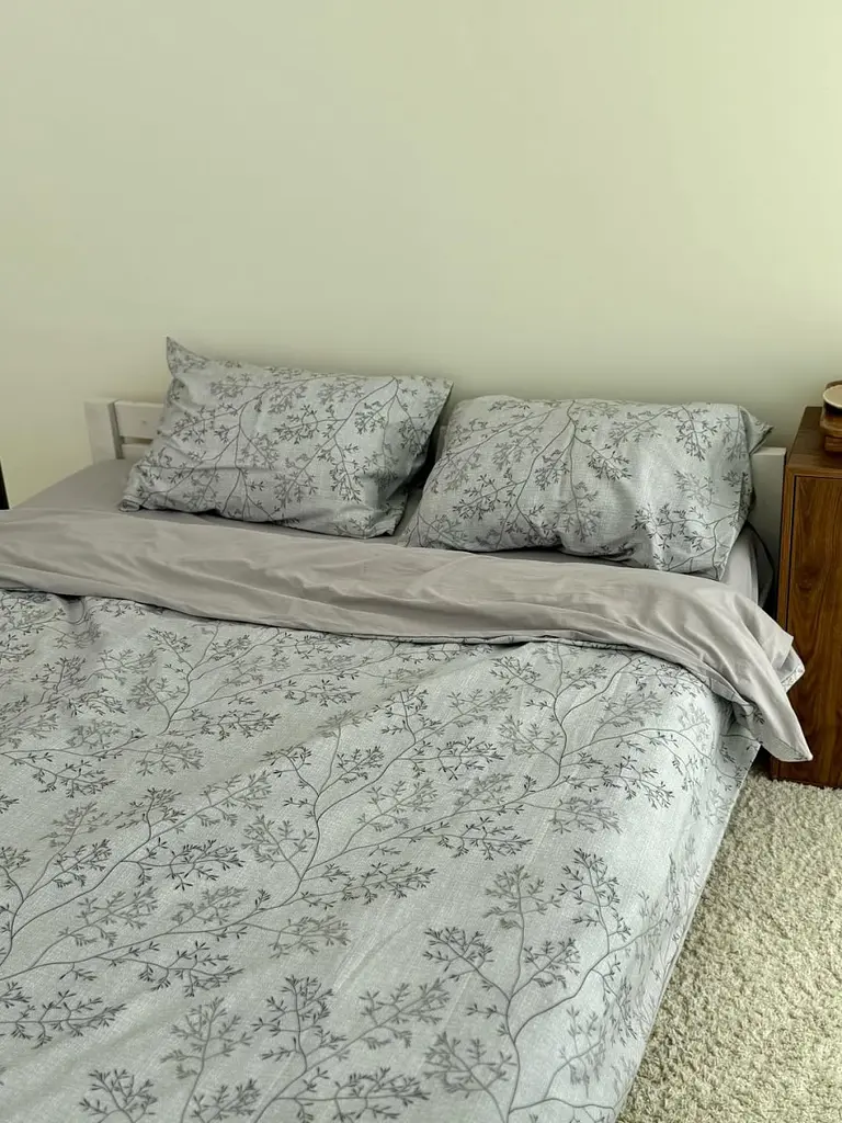 Постільна білизна полуторна Dushka Home Сатин 21628 160х215 см