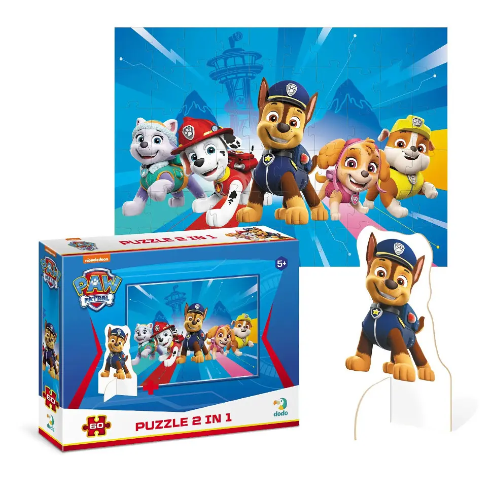 Дитячі Пазли Paw Patrol "Готові до пригод" DoDo 200163 60 елементів, з фігуркою - фото 2
