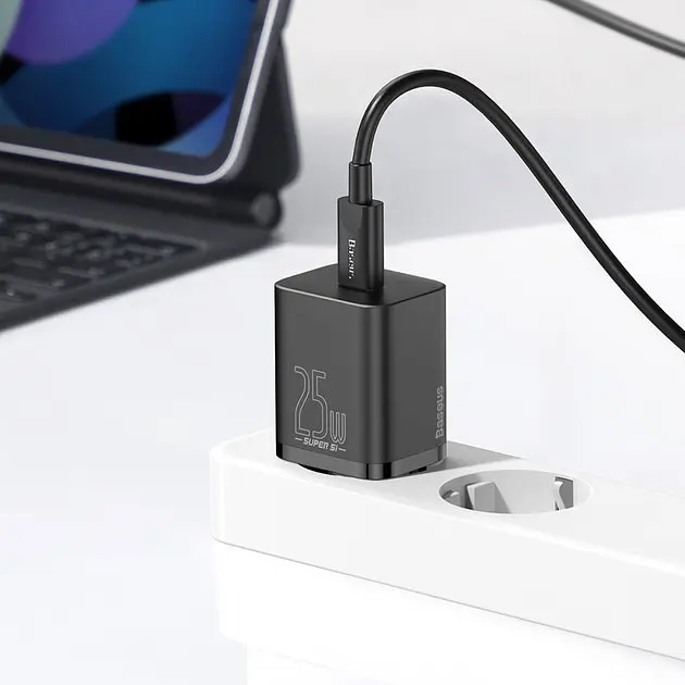 Адаптер питания зарядное устройство для Baseus Super Si 25 W 1 порт Type-C (CCSP020101) - фото 6